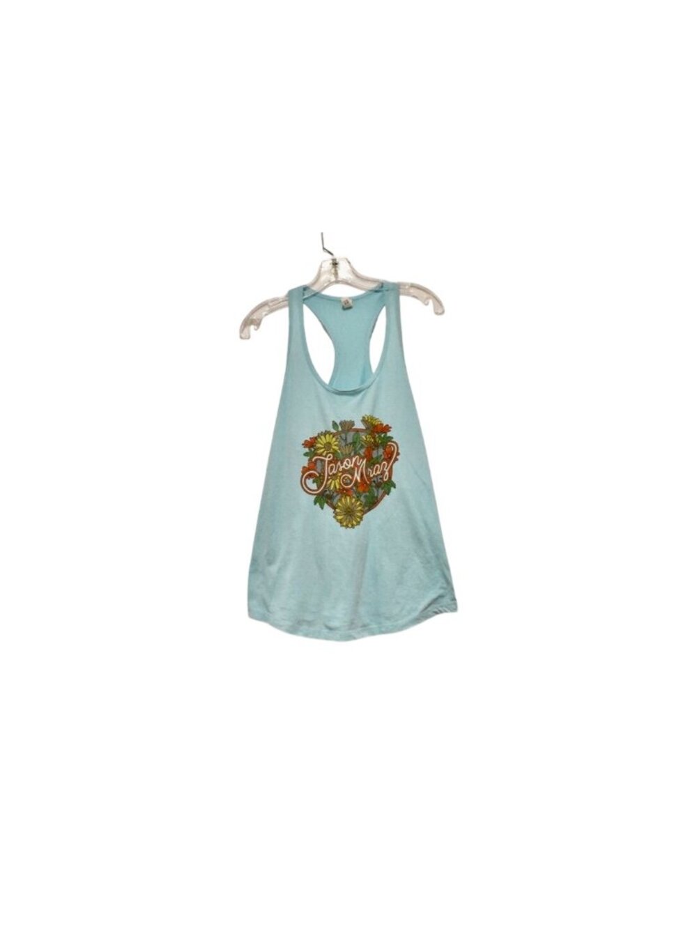 Women's Ideal Jason Miraz Blue Racerback Tank Top Size XL